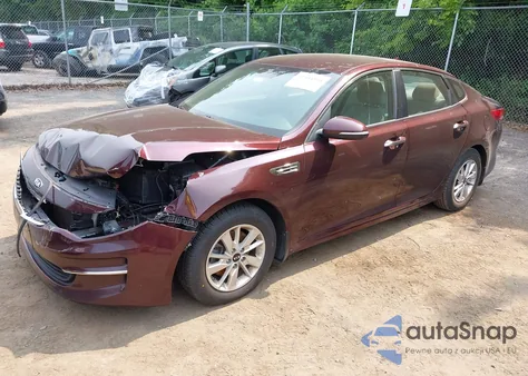 2018 Kia Optima Lx из США, поврежденный, VIN 5XXGT4L36JG185545